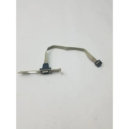 Generic Serial 9 Pin DB9 RS232 Motherboard Com Port Ribbon Cable Connector Slot Bracket RS232 Serial Port Bracket Cable, second-hand product photo 1