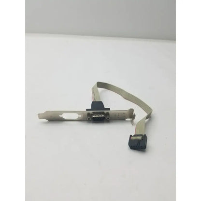 Generic Serial 9 Pin DB9 RS232 Motherboard Com Port Ribbon Cable Connector Slot Bracket RS232 Serial Port Bracket Cable, second-hand product photo 6