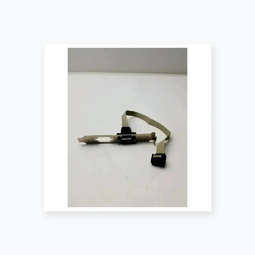 Generic Serial 9 Pin DB9 RS232 Motherboard Com Port Ribbon Cable Connector Slot Bracket RS232 Serial Port Bracket Cable, second-hand product photo 5