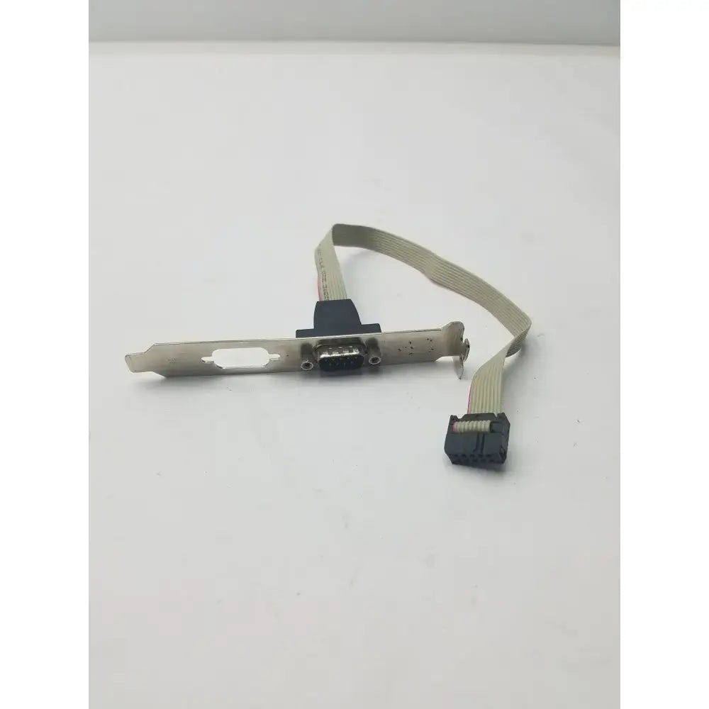 Generic Serial 9 Pin DB9 RS232 Motherboard Com Port Ribbon Cable Connector Slot Bracket RS232 Serial Port Bracket Cable, second-hand product photo 4