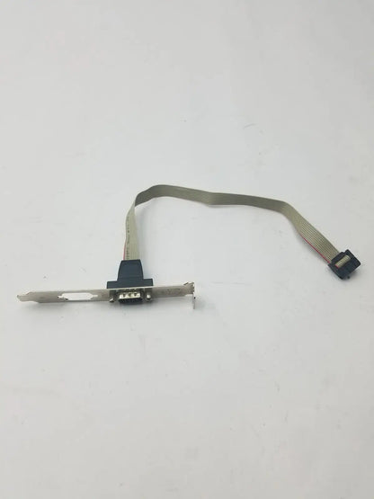Generic Serial 9 Pin DB9 RS232 Motherboard Com Port Ribbon Cable Connector Slot Bracket RS232 Serial Port Bracket Cable, second-hand product photo 2