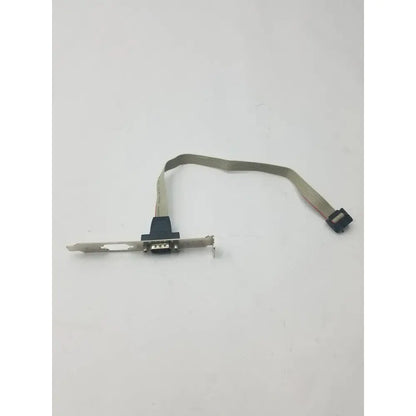 Generic Serial 9 Pin DB9 RS232 Motherboard Com Port Ribbon Cable Connector Slot Bracket RS232 Serial Port Bracket Cable, second-hand product photo 2