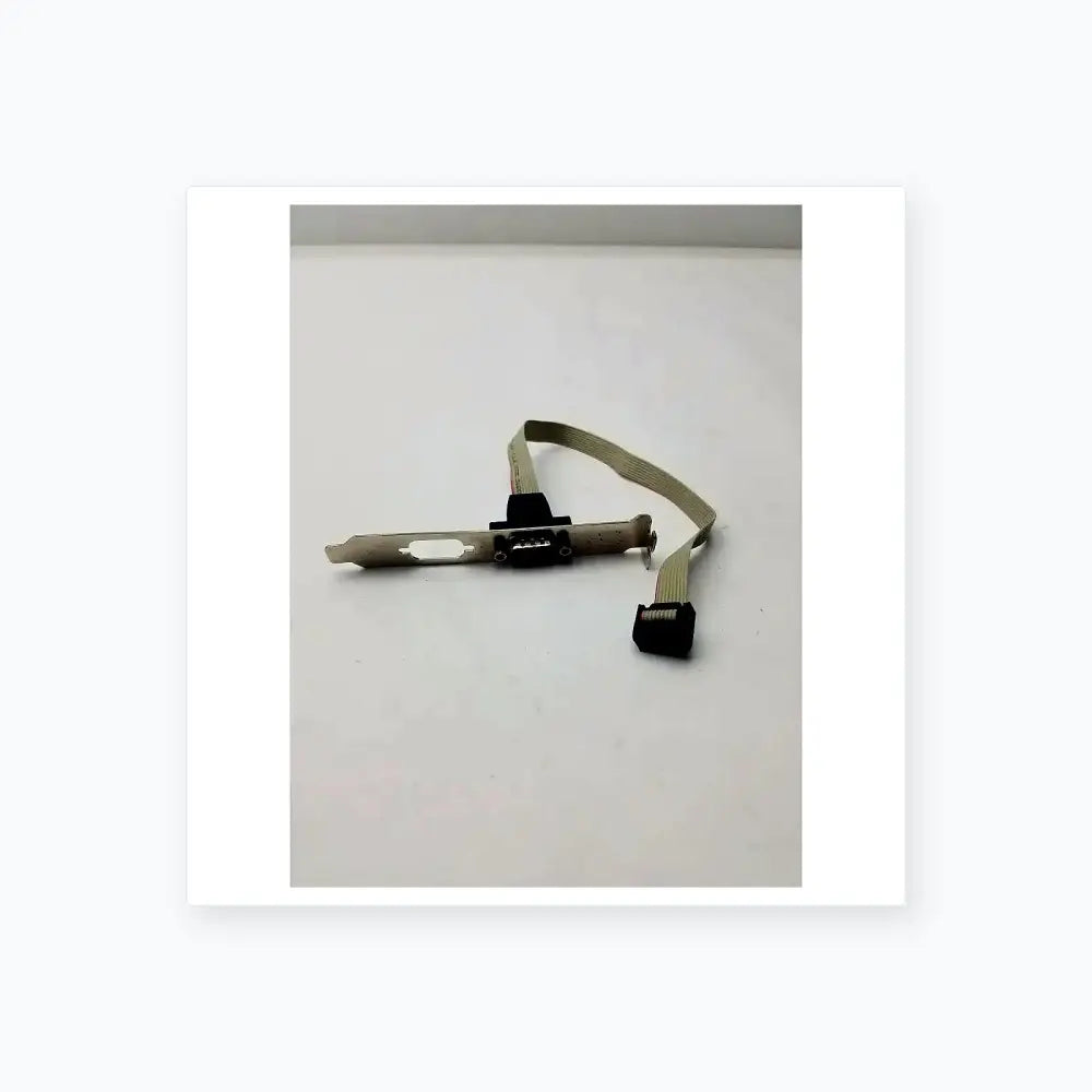 Generic Serial 9 Pin DB9 RS232 Motherboard Com Port Ribbon Cable Connector Slot Bracket RS232 Serial Port Bracket Cable, second-hand product photo 4