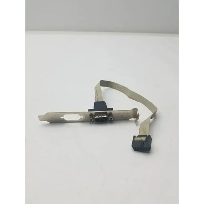 Generic Serial 9 Pin DB9 RS232 Motherboard Com Port Ribbon Cable Connector Slot Bracket RS232 Serial Port Bracket Cable, second-hand product photo 5