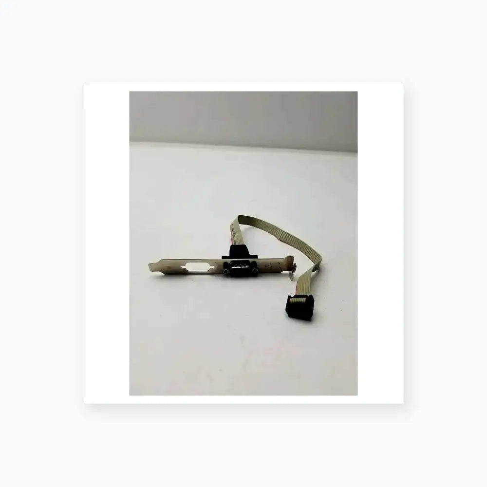 Generic Serial 9 Pin DB9 RS232 Motherboard Com Port Ribbon Cable Connector Slot Bracket RS232 Serial Port Bracket Cable, second-hand product photo 6