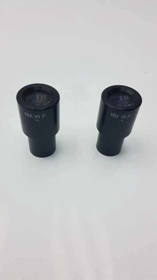 American Optical Set of 2 AO American Optical 10X W.F. Cat 145 Microscope Eyepiece, second-hand product photo 2