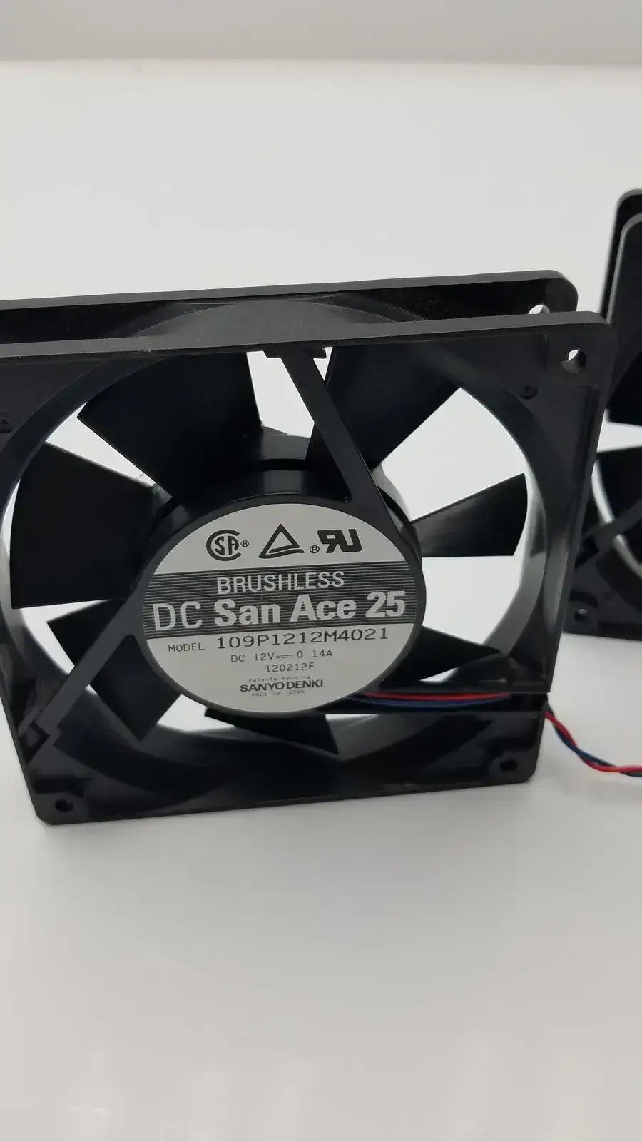 U.S. TOYO FAN Set of 3 Brushless DC San Ace 25 109p1212m4021 Brushless DC Axial Fan, second-hand product photo 7