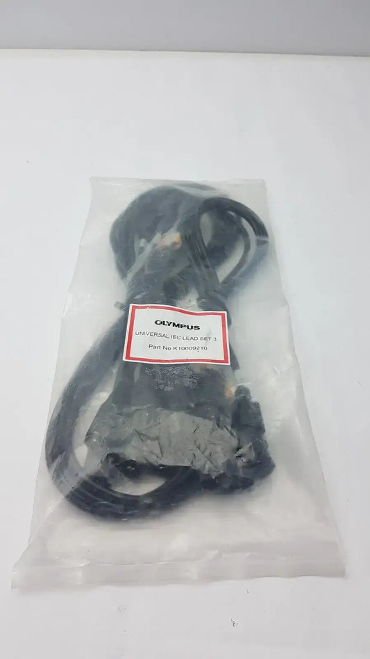 Olympus Set of 3 Olympus Universal IEC Lead K10009210 IEC Power Lead Set, second-hand product photo 1