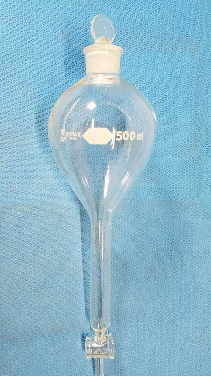 KIMAX Share Kimax #27 Squibb Separatory Funnel Neck 500mL Separatory Funnel Neck, second-hand product photo 1
