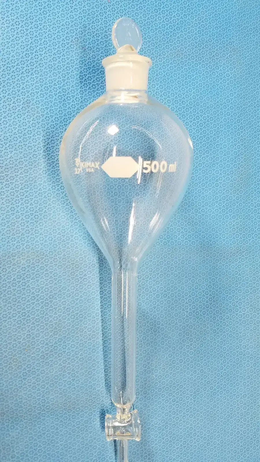 KIMAX Share Kimax #27 Squibb Separatory Funnel Neck 500mL Separatory Funnel Neck, second-hand product photo 1