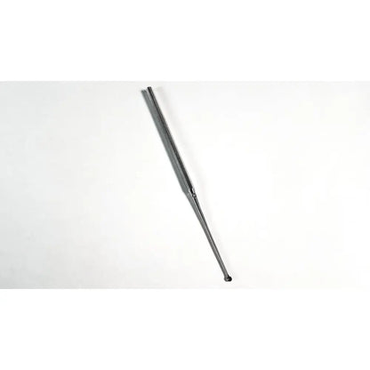 Silver metal hairbrush with textured ridged handle and rounded end featured in share similar items sponsored product set