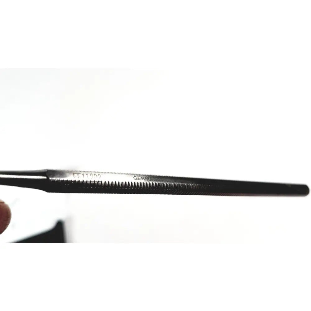 Black metal file with textured ridged surface and engraved markings for share similar items sponsored or grade halle curettes set