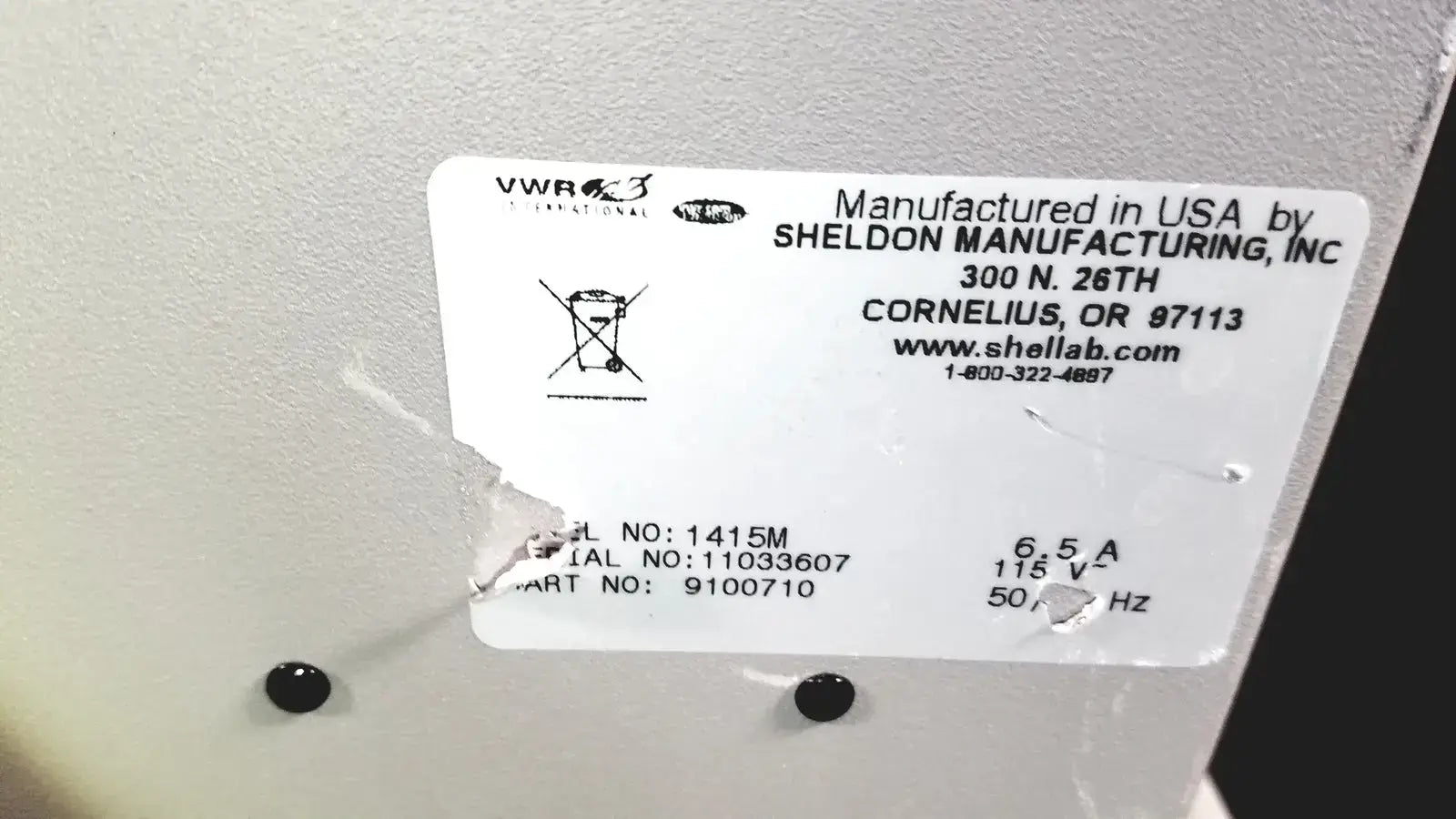 Combimatrix Sheldon VWR 1415M Vacuum Oven 9100710 Yokogawa UT150 Omega DP460 MKS PDR2000 Oligonucleotide Array Synthesizer, second-hand product photo 9