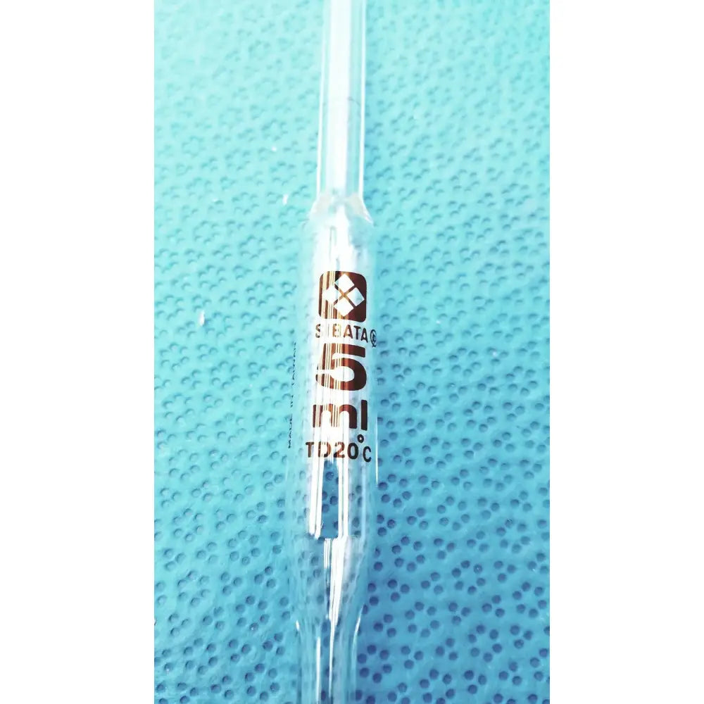 SIBATA 5 mL Volumetric Pipet Class A To Deliver TD Glass Labware Used Volumetric Pipet, second-hand product photo 2