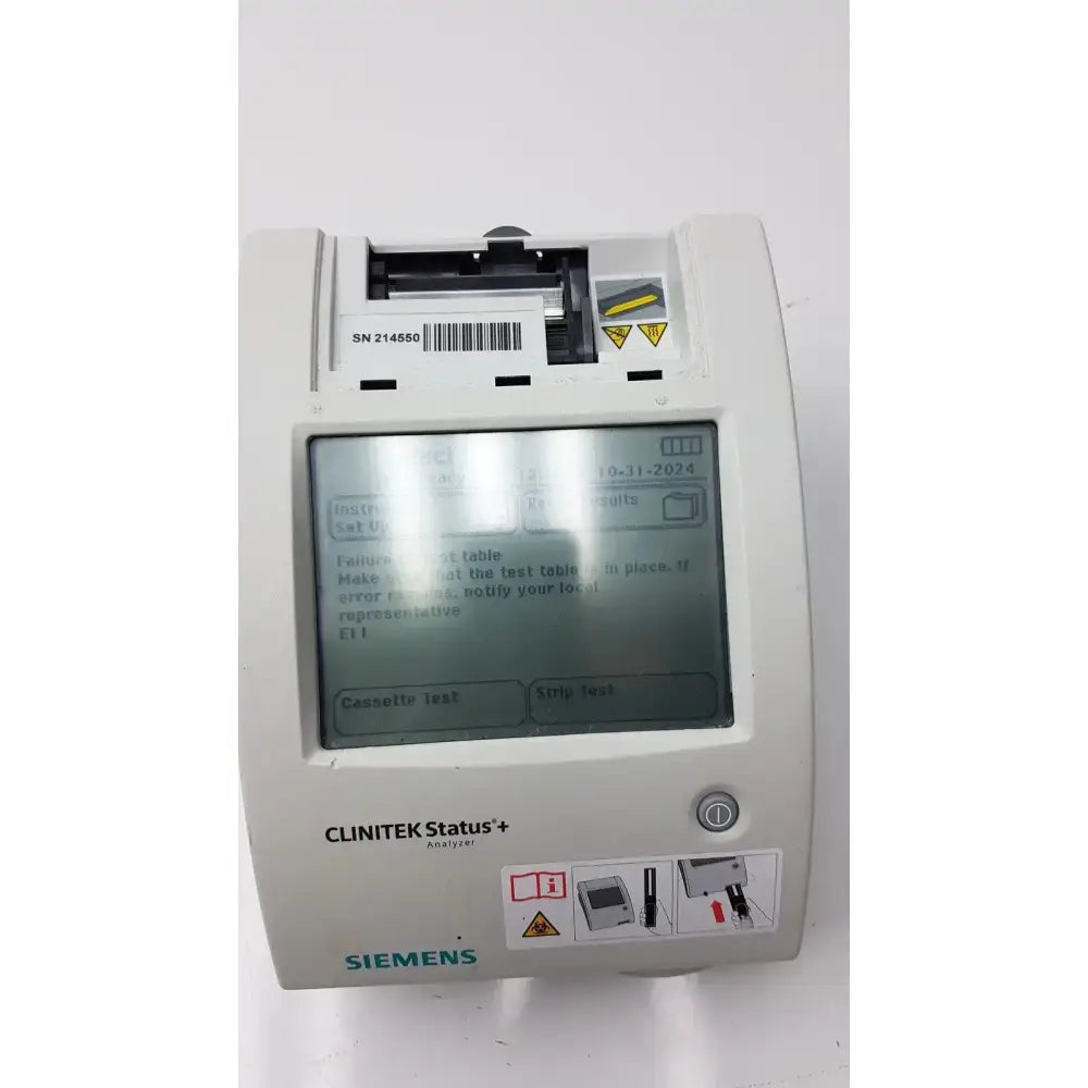 Siemens Clinitek Status Analyzer Model 004979 Urinalysis Analyzer, second-hand product photo 1
