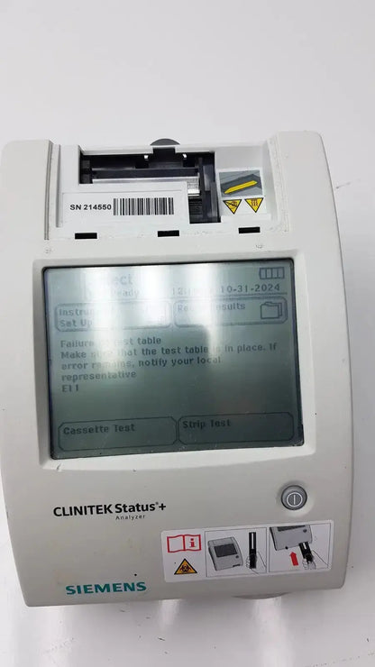 Siemens Clinitek Status Analyzer Model # 004979 Urinalysis Analyzer, second-hand product photo 8