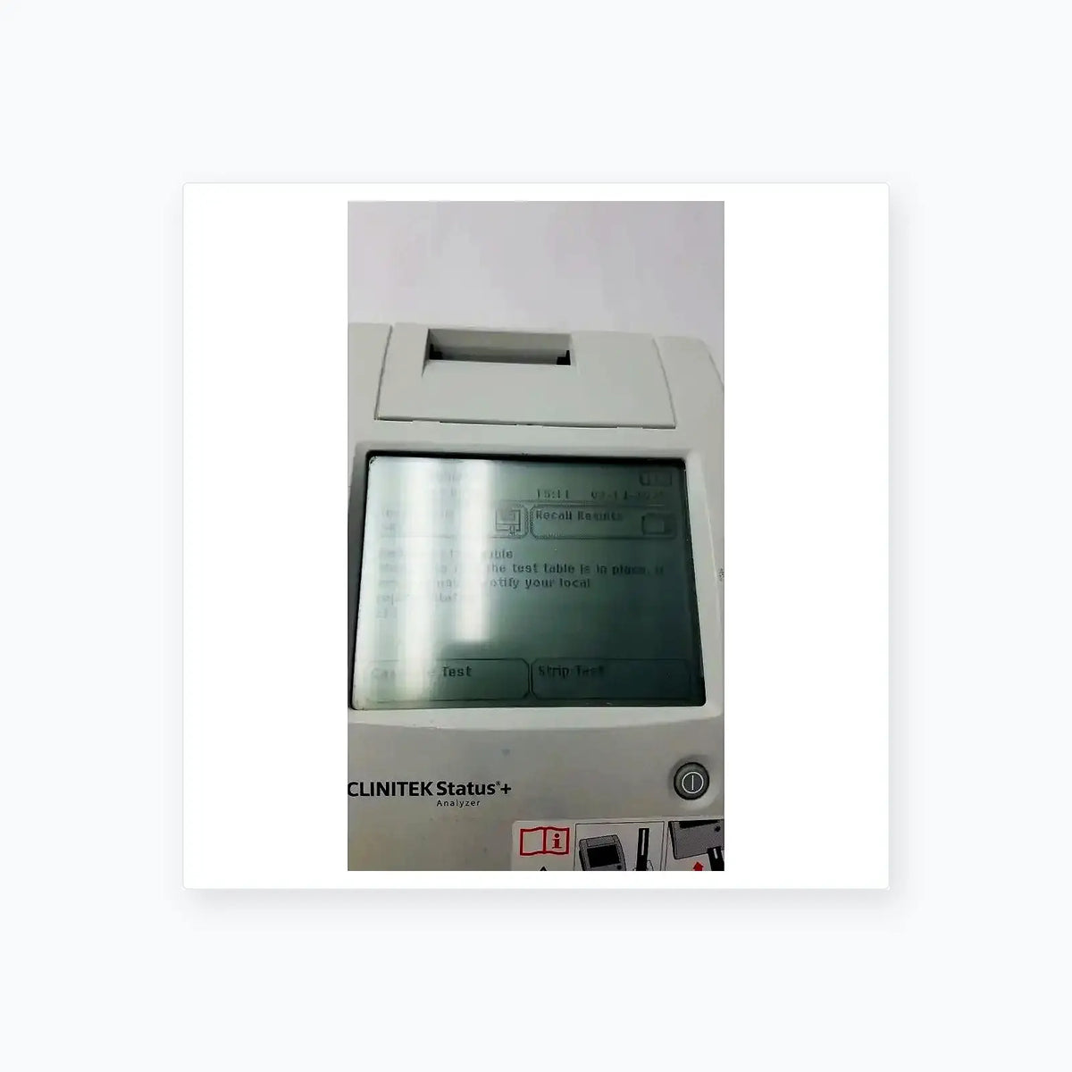 Siemens Clintek Status Plus Urine Analyzer Urinalysis Analyzer, second-hand product photo 7