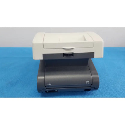 White and gray ioloi 9v dc receipt printer with compact rectangular design for siemens healthcare clinitek status analyzer