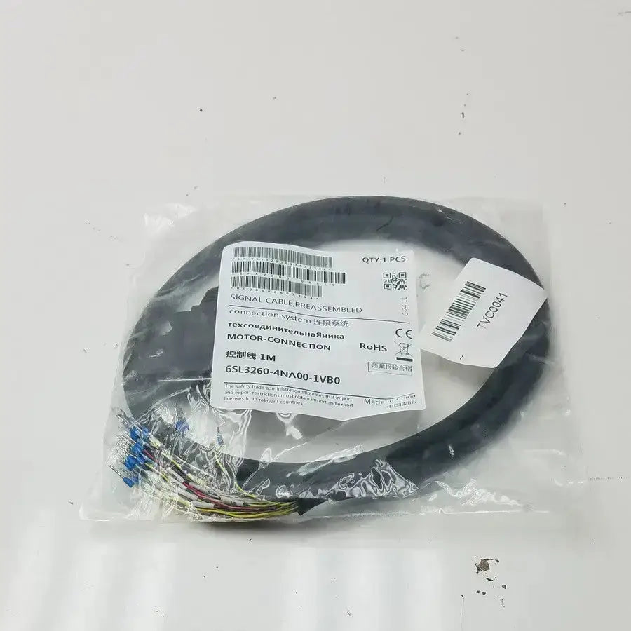 See Pictures Signal Cable, Preassembled Motor Connection 6SL3260-4NA00-1VB0 Signal Cable, second-hand product photo 1