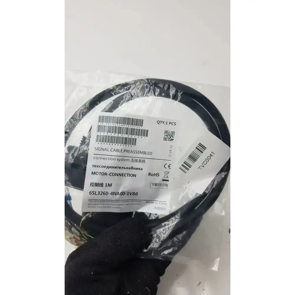 See Pictures Signal Cable, Preassembled Motor Connection 6SL3260-4NA00-1VB0 Signal Cable, second-hand product photo 5