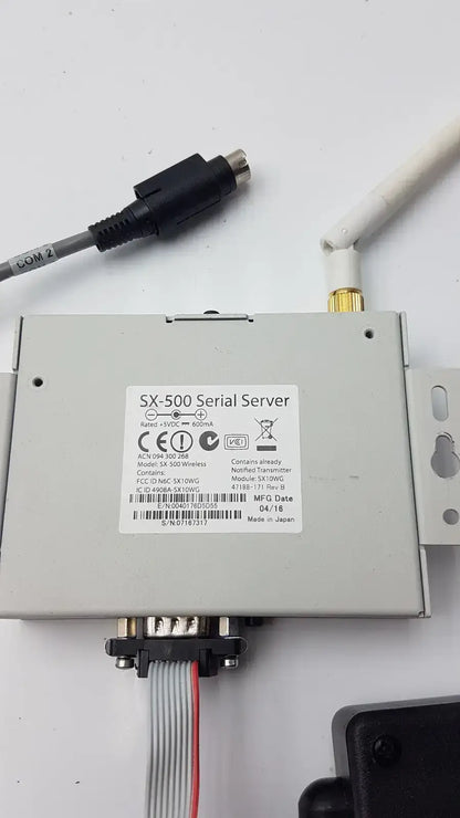 Silex Technology SX-500 Serial Server With American Cable Part 75505R Serial Device Server, second-hand product photo 10
