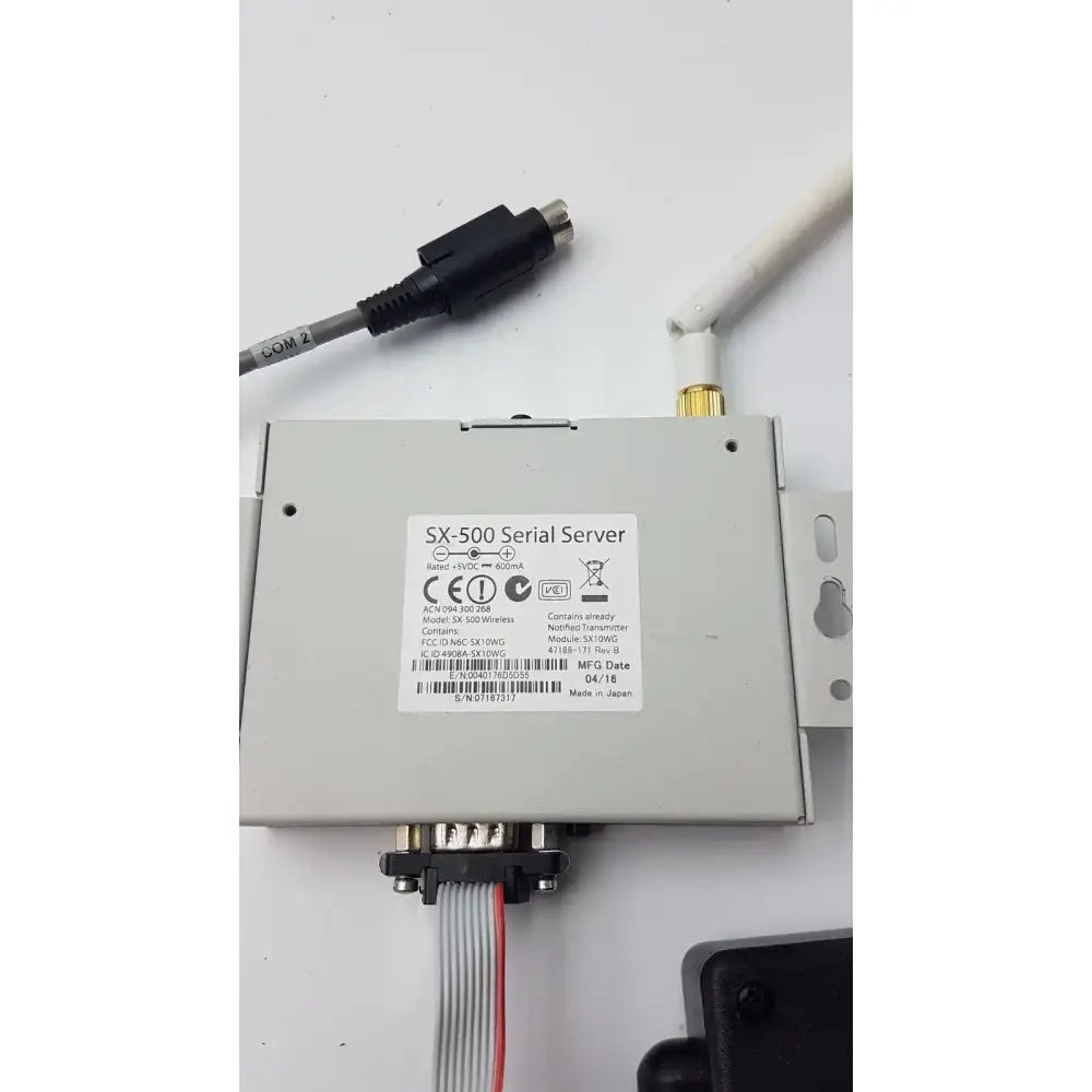 Silex Technology SX-500 Serial Server With American Cable Part 75505R Serial Device Server, second-hand product photo 10