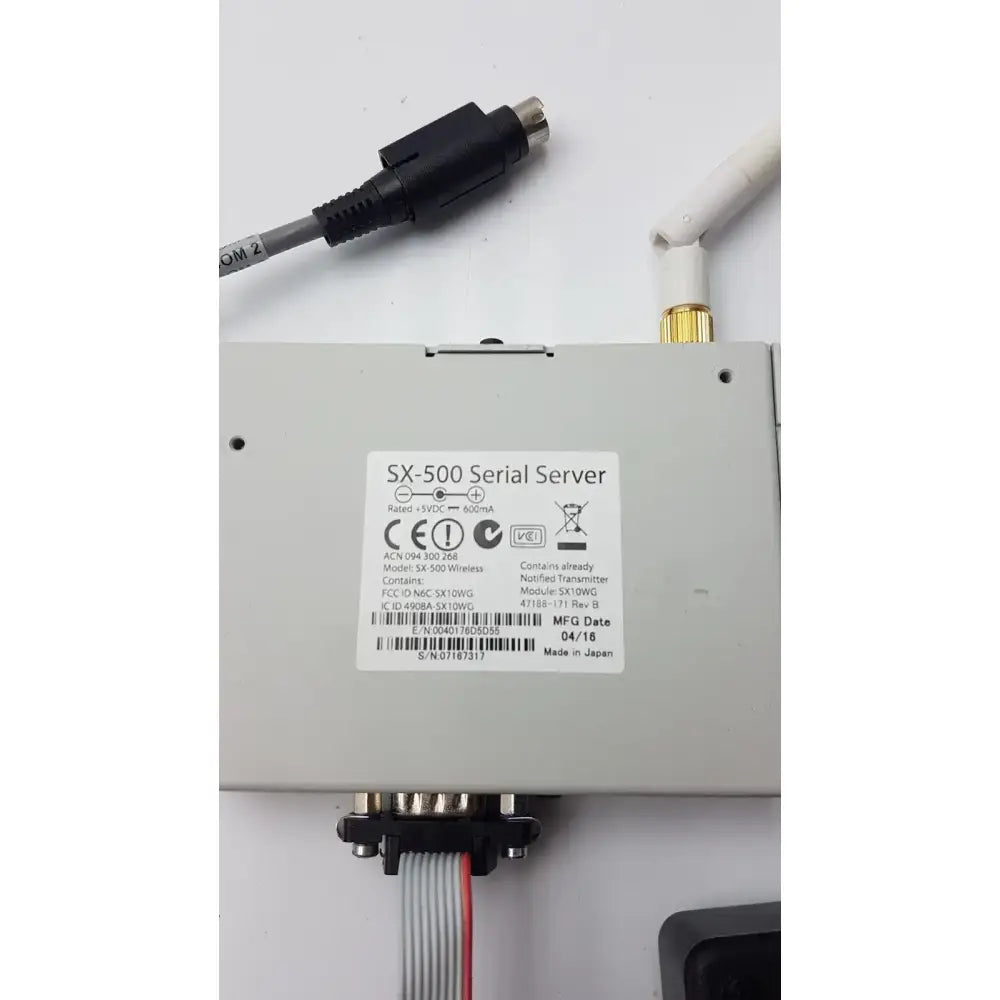 Silex Technology SX-500 Serial Server With American Cable Part 75505R Serial Device Server, second-hand product photo 11