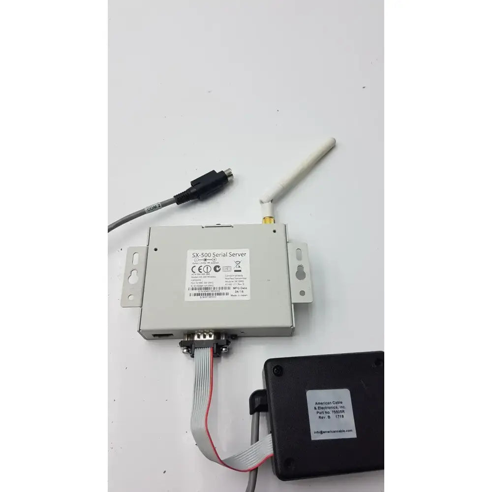 Silex Technology SX-500 Serial Server With American Cable Part 75505R Serial Device Server, second-hand product photo 12