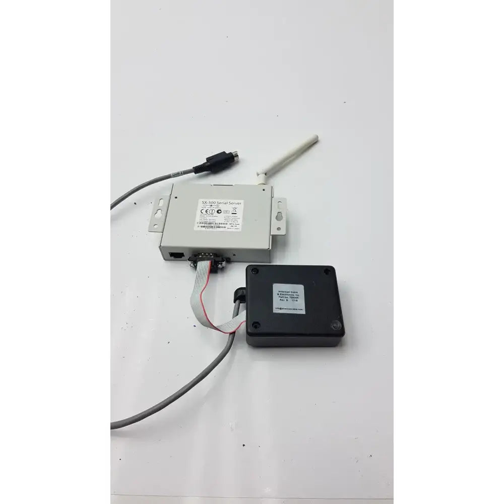 Silex Technology SX-500 Serial Server With American Cable Part 75505R Serial Device Server, second-hand product photo 8