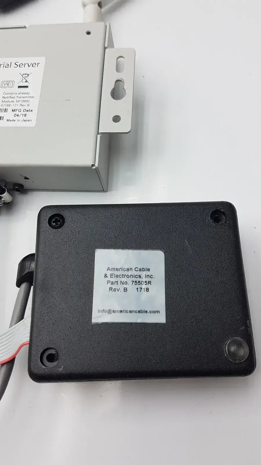 Silex Technology SX-500 Serial Server With American Cable Part 75505R Serial Device Server, second-hand product photo 9