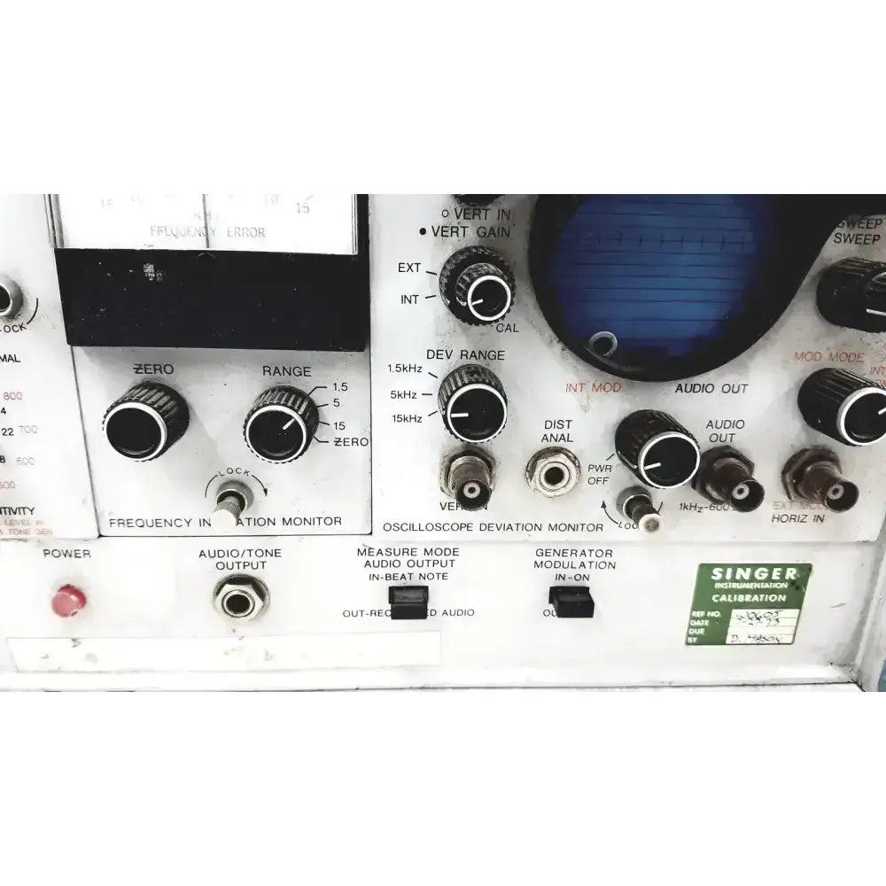 Singer Gersch FM10C Frequency Meter/Signal Generator Frequency Meter/Signal Generator, second-hand product photo 7