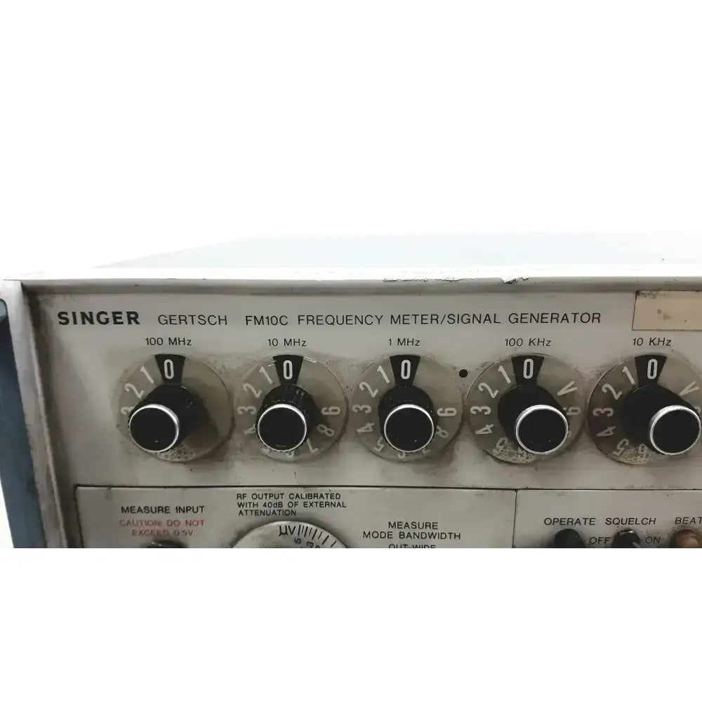 Singer Gersch FM10C Frequency Meter/Signal Generator Frequency Meter/Signal Generator, second-hand product photo 2