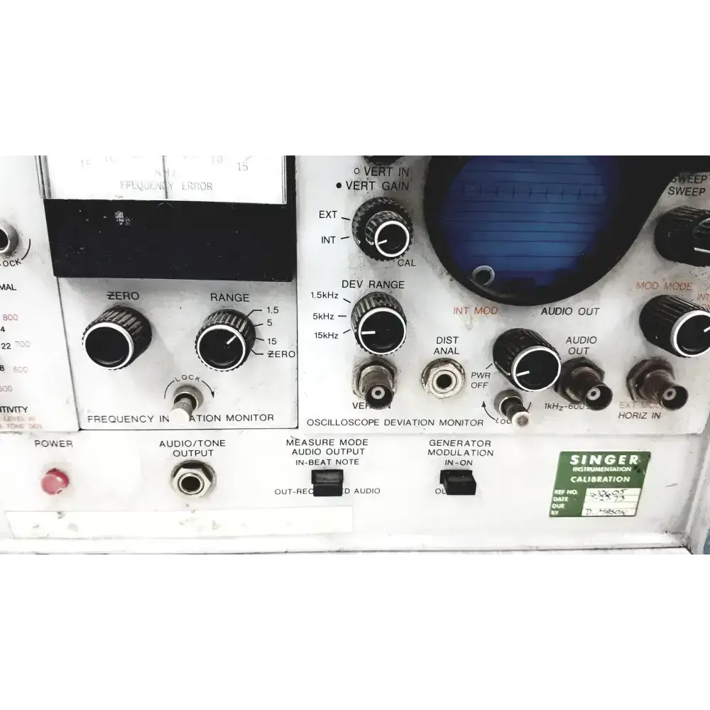 Singer Gersch FM10C Frequency Meter/Signal Generator Frequency Meter/Signal Generator, second-hand product photo 7