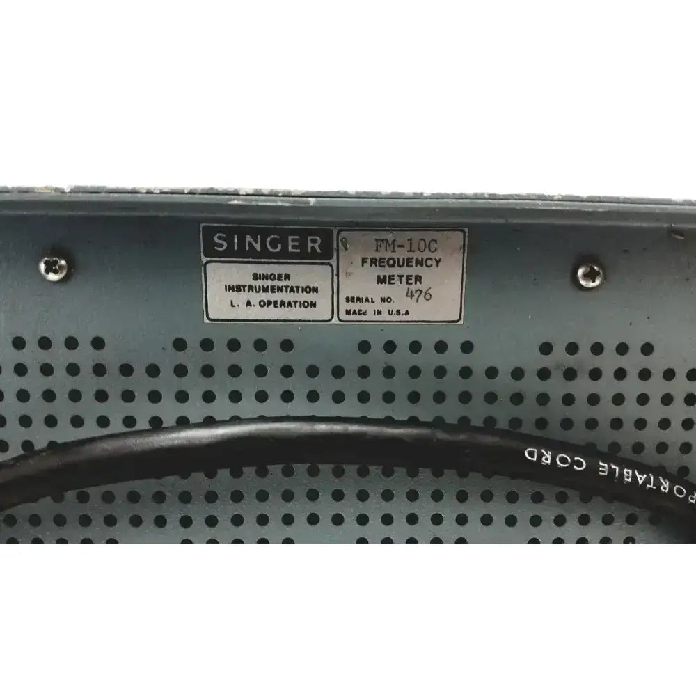 Singer Gersch FM10C Frequency Meter/Signal Generator Frequency Meter/Signal Generator, second-hand product photo 12