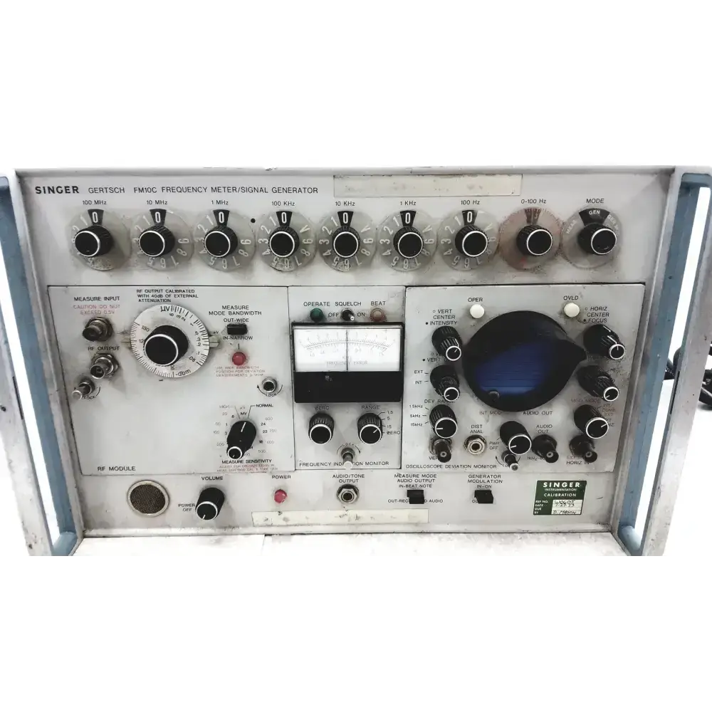 Singer Gersch FM10C Frequency Meter/Signal Generator Frequency Meter/Signal Generator, second-hand product photo 1