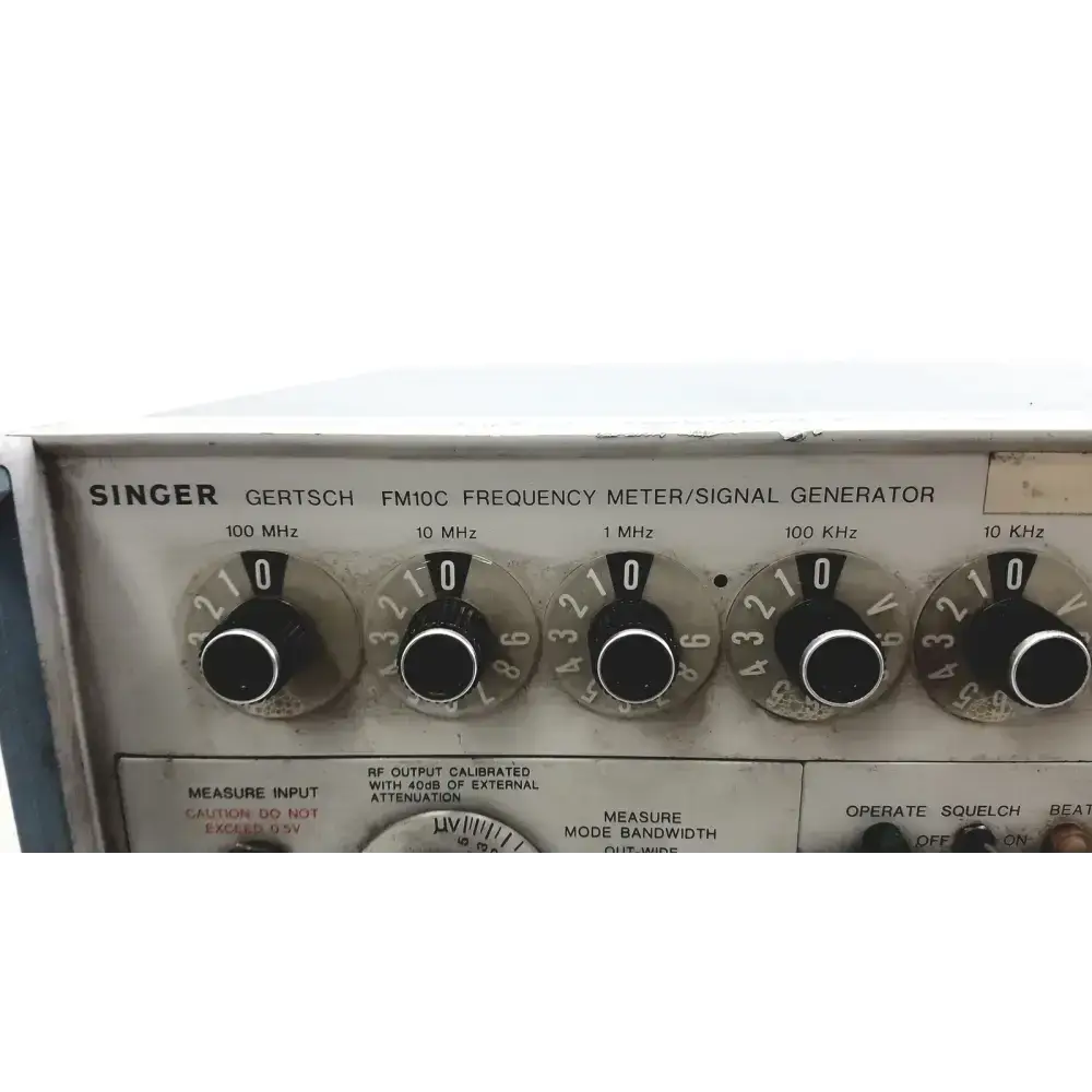 Singer Gersch FM10C Frequency Meter/Signal Generator Frequency Meter/Signal Generator, second-hand product photo 2