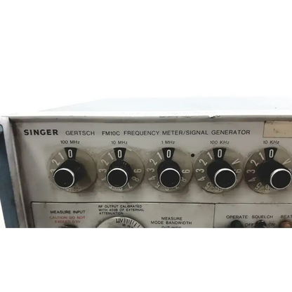 Singer Gersch FM10C Frequency Meter/Signal Generator Frequency Meter/Signal Generator, second-hand product photo 2