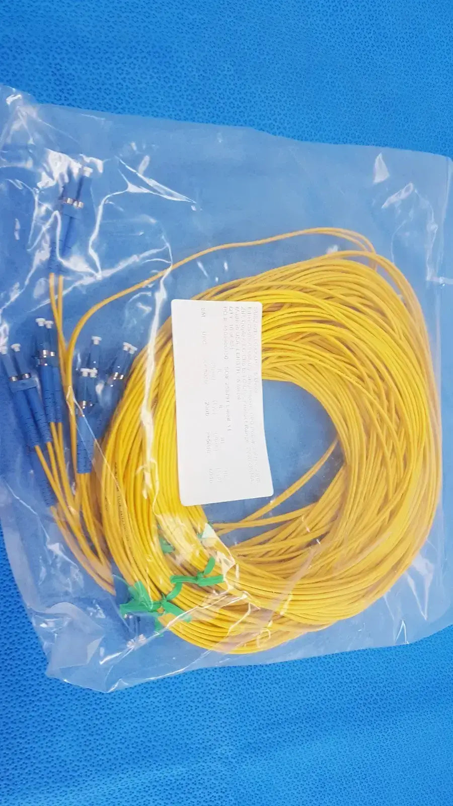Kentek Singlemode Fiber Optic Cable Assembly – LC to LC, UPC Polish, 5 Meter Box of 26 Fiber Optic Cable Assembly, second-hand product photo 12