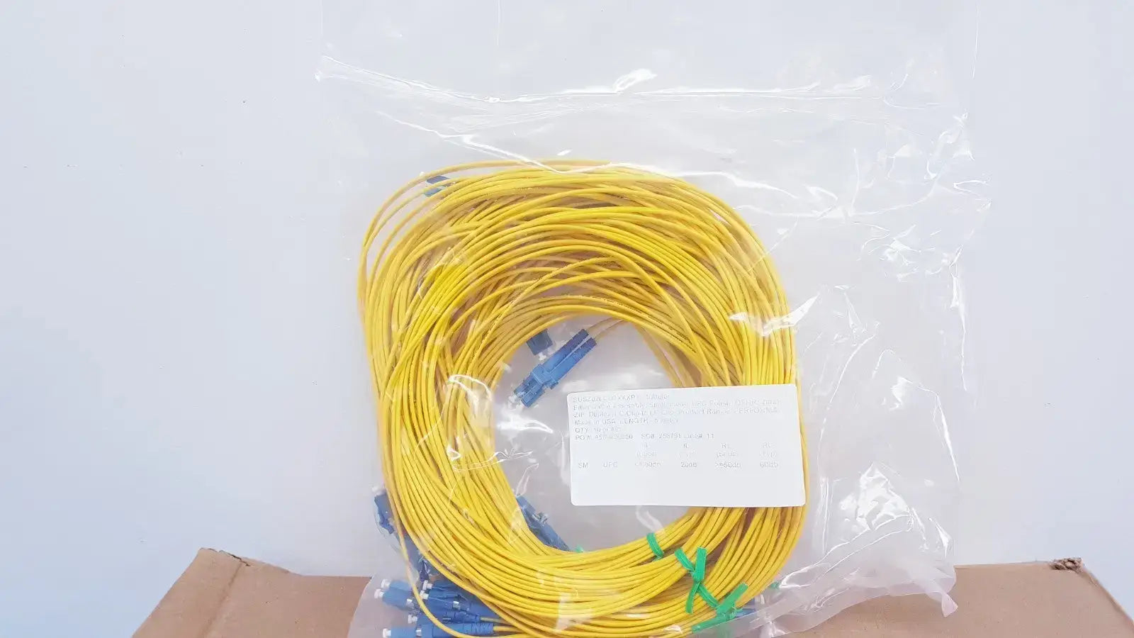 Kentek Singlemode Fiber Optic Cable Assembly – LC to LC, UPC Polish, 5 Meter Box of 26 Fiber Optic Cable Assembly, second-hand product photo 15