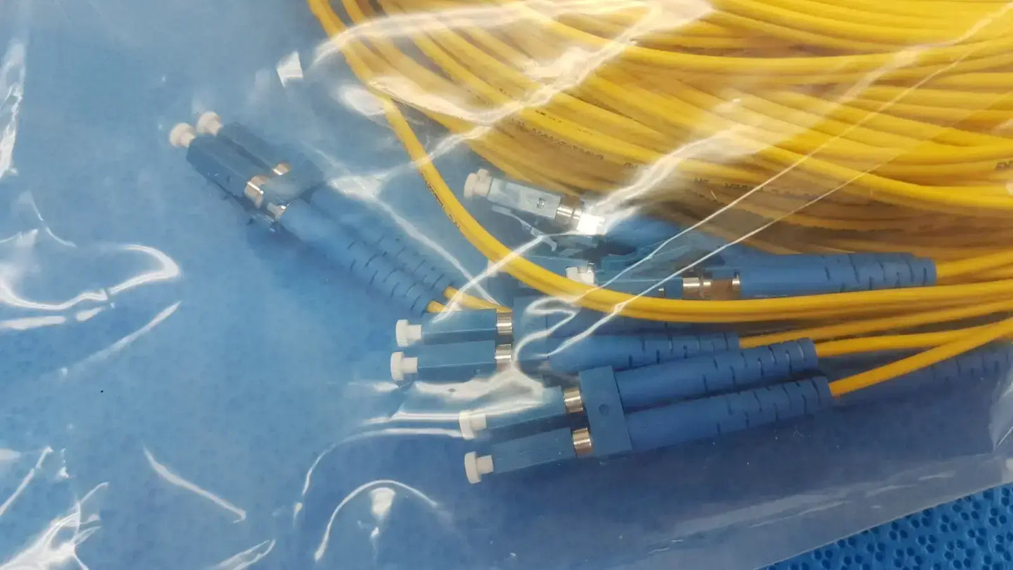 Kentek Singlemode Fiber Optic Cable Assembly – LC to LC, UPC Polish, 5 Meter Box of 26 Fiber Optic Cable Assembly, second-hand product photo 8