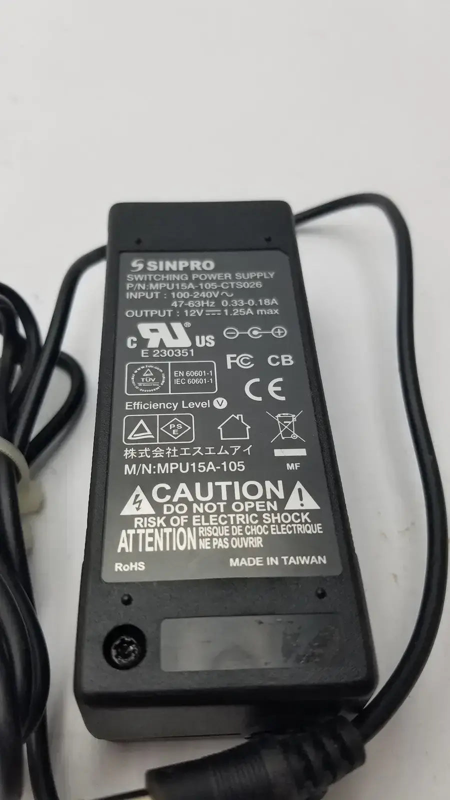Baxter Sinpro Switching Power Supply MPU15A-105 Switching Power Supply, second-hand product photo 2