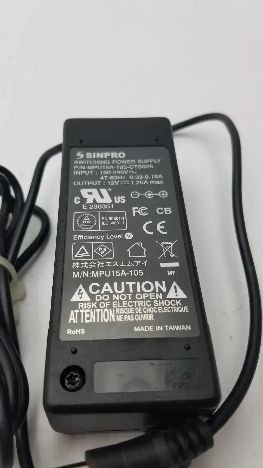 Baxter Sinpro Switching Power Supply MPU15A-105 Switching Power Supply, second-hand product photo 2