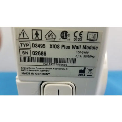 Sirona Xios D3495 Plus Dental Wall Module SR 02686 Dental Wall Module, second-hand product photo 9