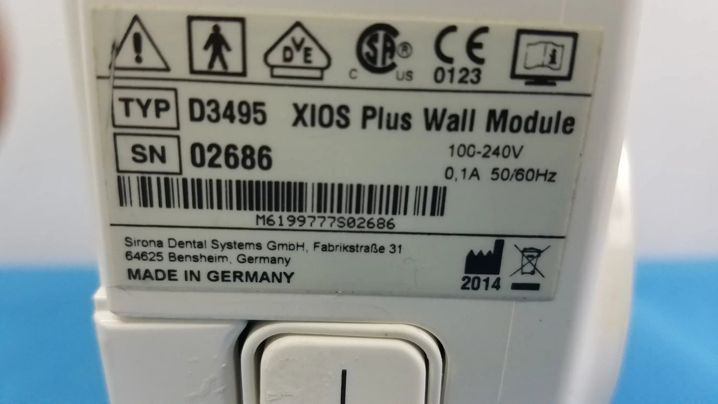 Sirona Xios D3495 Plus Dental Wall Module SR 02686 Dental Wall Module, second-hand product photo 9