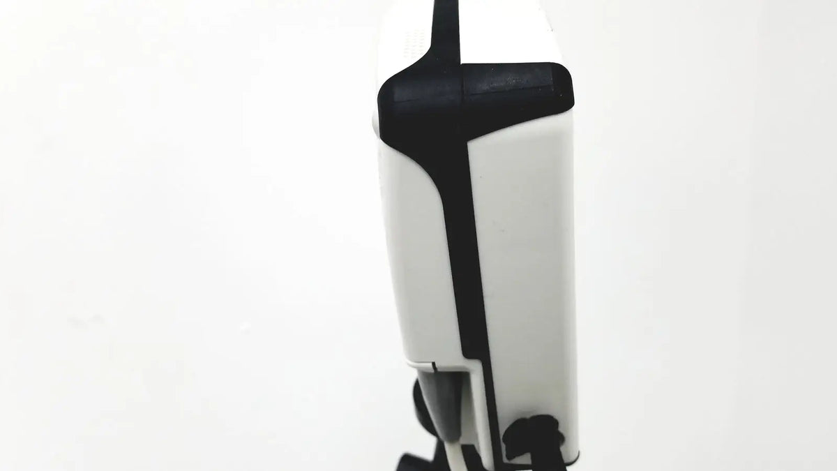 Site rite prevue ultrasound system with sleek white and black plastic design on rolling cart with probes for medical use