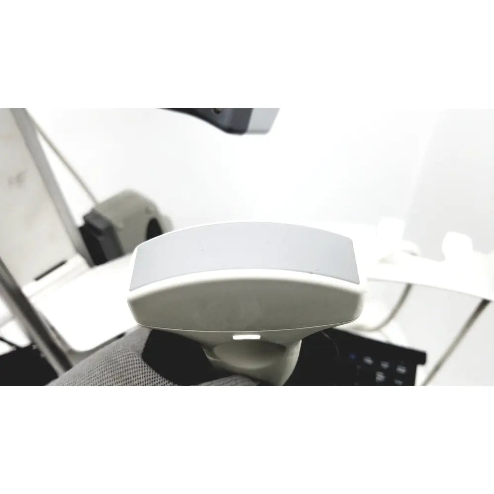 White plastic barcode scanner with curved top and indicator light for site rite vision ultrasound system 9770032