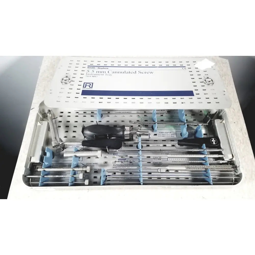 Reuse Medical Smith & Nephew 5.5 mm Cannulated Screw Set Instrument Tray - Missing Piece Other Healthcare, Lab & Dental, second-hand product photo 1