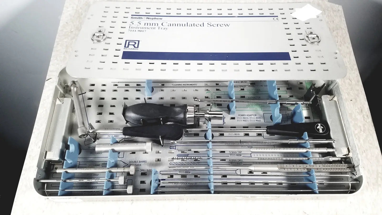 Reuse Medical Smith & Nephew 5.5 mm Cannulated Screw Set Instrument Tray - Missing Piece Other Healthcare, Lab & Dental, second-hand product photo 1