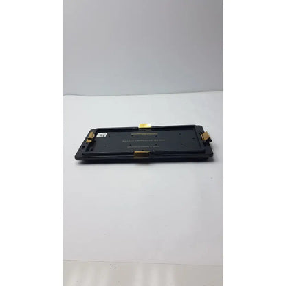 Black rectangular electronic endoscopy portal accessory with gold connectors for Smith & Nephew endoscopy portal system