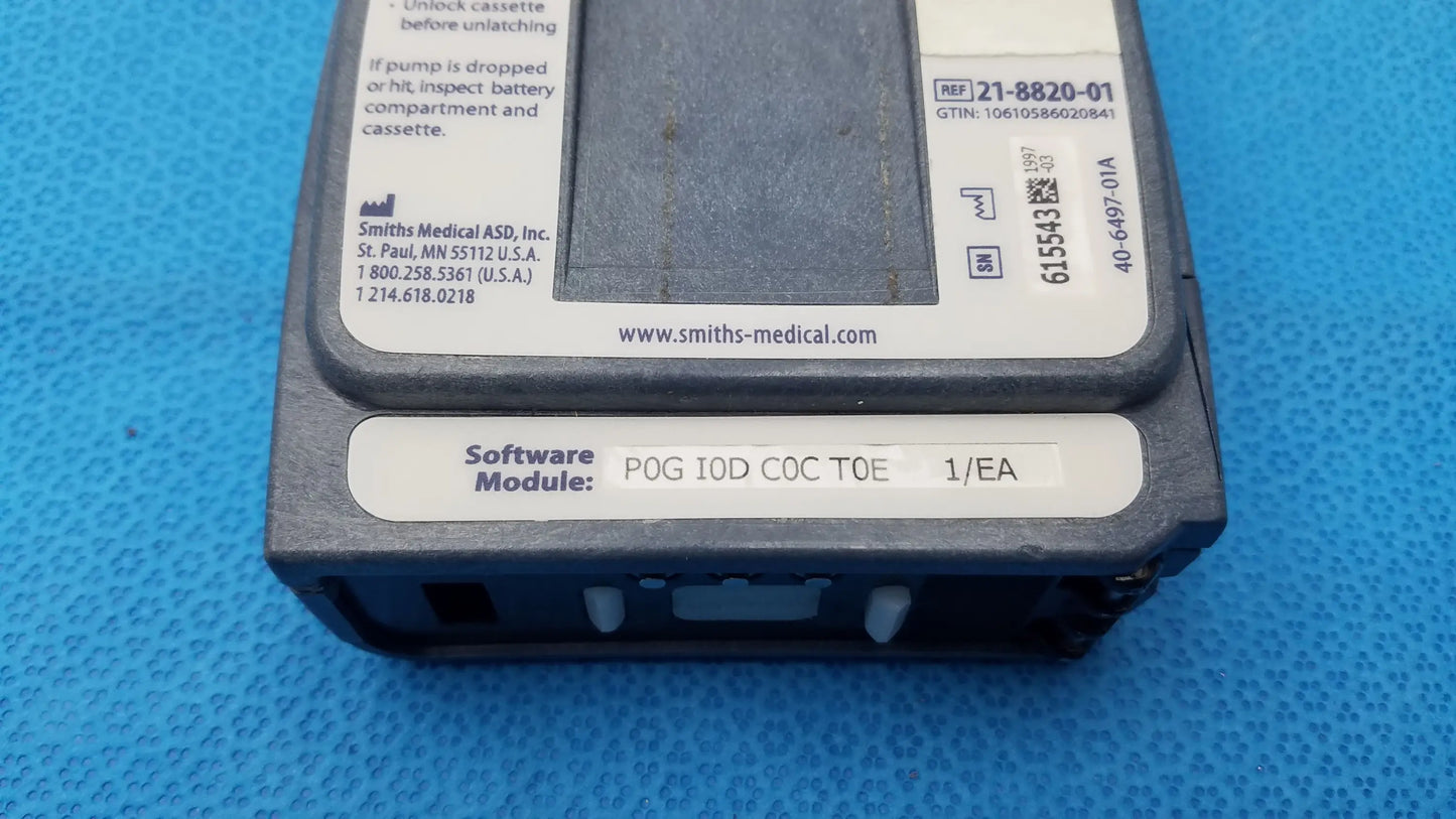 Smiths Medical 6100 Cadd Prizm Infusion Pump With Case Ambulatory Infusion Pump, second-hand product photo 17